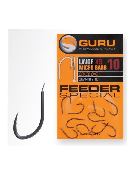 Haczyki Guru Feeder LWGF  Special XS Spade End - rozm. 8 GURU - 1