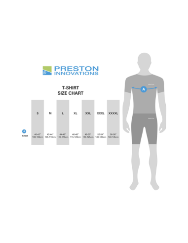 Koszulka Preston Lightweight Black T-Shirt - Large PRESTON - 10