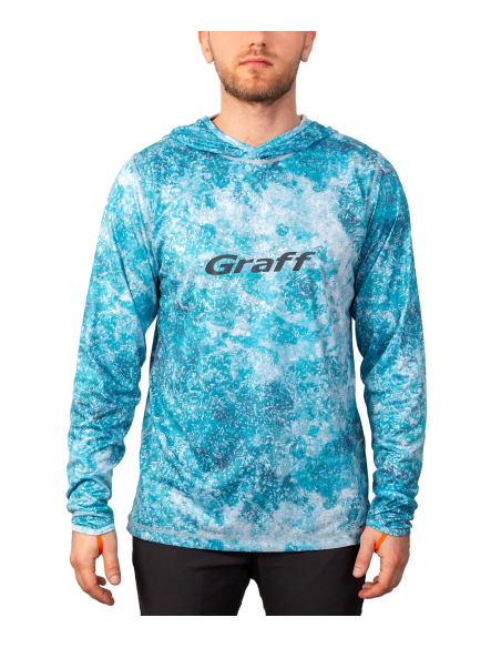 Bluza GRAFF UPF50 z kapturem  CL-15  M GRAFF - 1