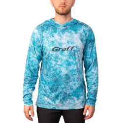 Bluza GRAFF UPF50 z kapturem  CL-15  XL GRAFF - 1
