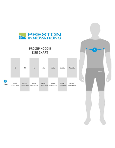 Bluza Preston Pro Zip Hoodie - Medium PRESTON - 7