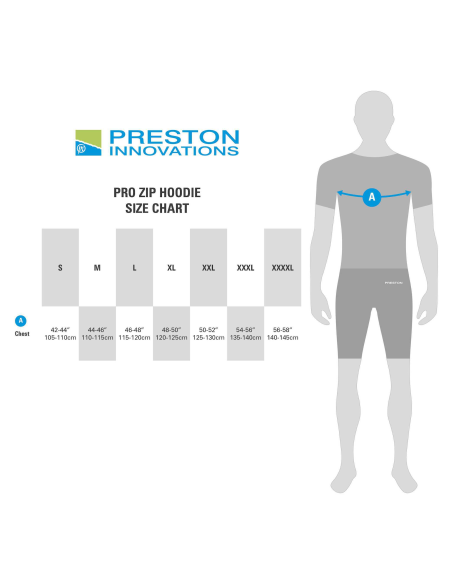Bluza Preston Pro Zip Hoodie - Medium PRESTON - 7