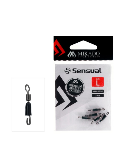 Szybkozłączka z krętlikiem Mikado 5szt – S MIKADO - 1