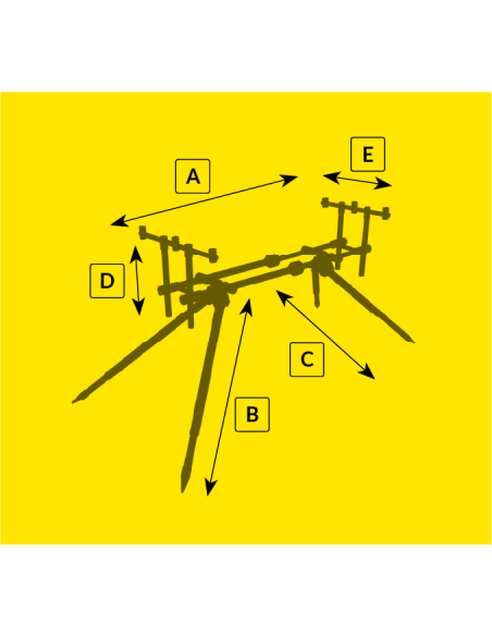 Rodpod Mikado Starter Pod - 3 wędki MIKADO - 5