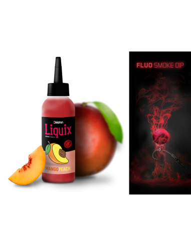 Dip Delphin Fluo LiquiX Mango-Brzoskwinia 100ml