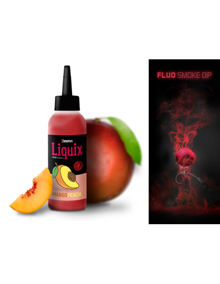 Dip Delphin Fluo LiquiX Mango-Brzoskwinia 100ml DELPHIN - 1