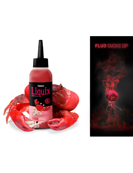 Dip Delphin Fluo LiquiX Krab-Kryl 100ml DELPHIN - 1