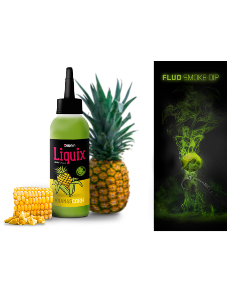 Dip Delphin Fluo LiquiX Ananas-Kukurydza 100ml DELPHIN - 1