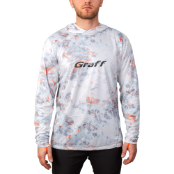 Bluza GRAFF UPF50 z kapturem  CL-15 3XL GRAFF - 1 2