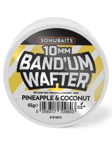 Sonubaits BandUm Wafters 10mm – PINEAPPLE&COCONUT SONUBAITS - 1