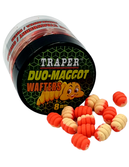 Wafters Traper Dou Maggot Truskawka Krem 8mm TRAPER - 1