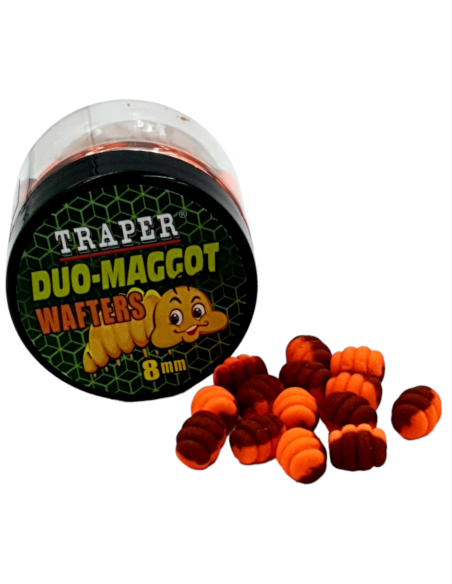 Wafters Traper Dou Maggot Czekolada Pomarańcza 8mm TRAPER - 1 Wafters Traper Dou Maggot Czekolada Pomarańcza 8mm TRAPER - 1