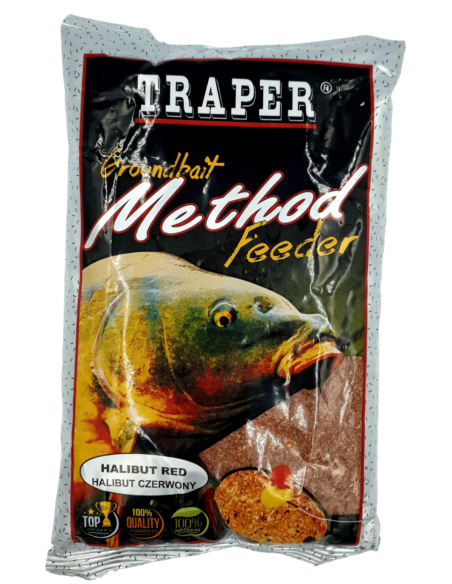 Zanęta Traper Method Feeder Halibut Red 750g TRAPER - 1
