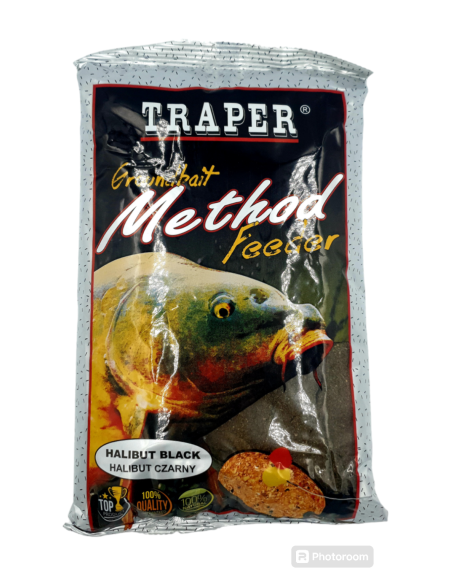 Zanęta Traper Method Feeder Halibut Black 750g TRAPER - 1