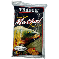 Zanęta Traper Method Feeder Zielony Marcepan 750g TRAPER - 1