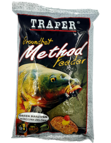 Zanęta Traper Method Feeder Zielony Marcepan 750g