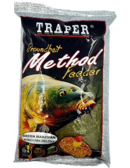 Zanęta Traper Method Feeder Zielony Marcepan 750g TRAPER - 1 Zanęta Traper Method Feeder Zielony Marcepan 750g TRAPER - 1