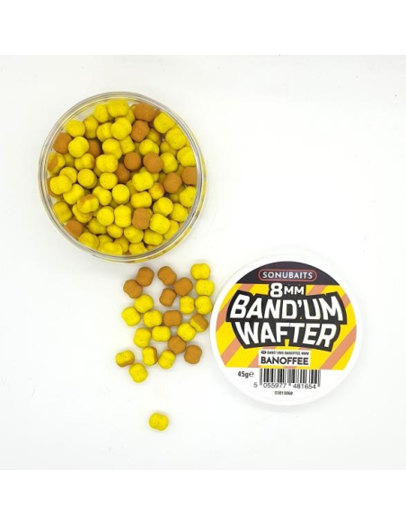 Sonubaits BandUm Wafters 10mm – Banoffee SONUBAITS - 1 Sonubaits BandUm Wafters 10mm – Banoffee SONUBAITS - 1