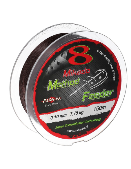 Plecionka Mikado OCTA METHOD FEEDER 8x- 0.08mm 150m BRĄZOWA MIKADO - 2