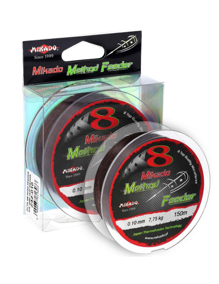 Plecionka Mikado  OCTA METHOD FEEDER 8x- 0.10mm 150m BRĄZOWA MIKADO - 1
