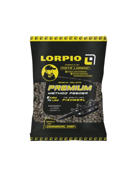 PELLET LORPIO BLACK HALIBUT 2mm 700g Lorpio - 1