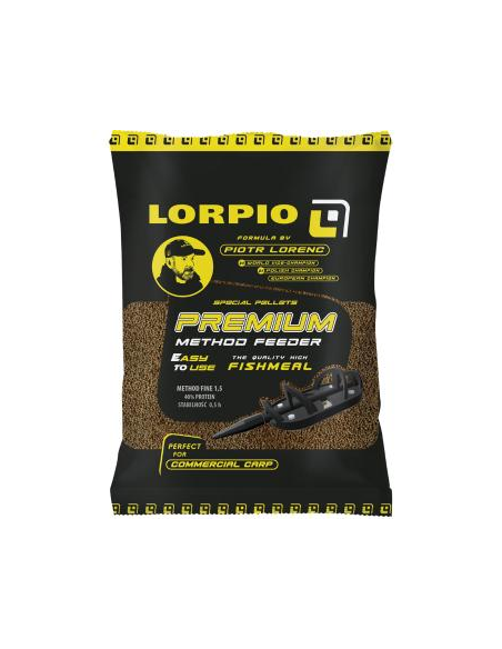 PELLET LORPIO METHOD FINE 1,5mm 700g Lorpio - 1