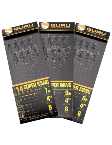 Przypony Guru Super MWG Speedstop Rigs 10cm roz - 14 GURU - 2