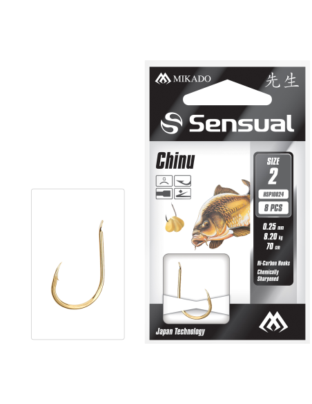 Gotowe Przypony Mikado Sensual-Chinu  nr8  0,18mm/70cm MIKADO - 1