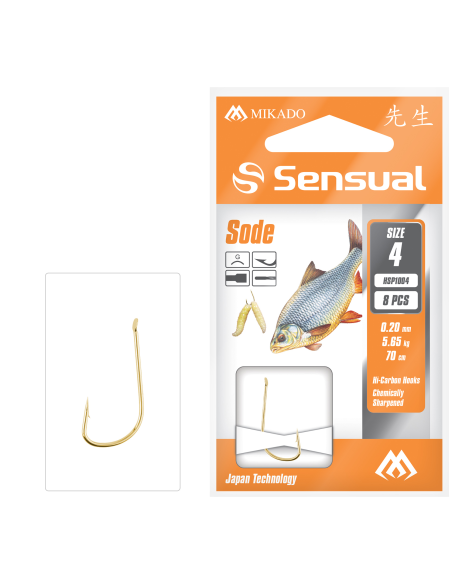 Gotowe Przypony Mikado Sensual- Sode  nr4  0,20mm/70cm MIKADO - 1