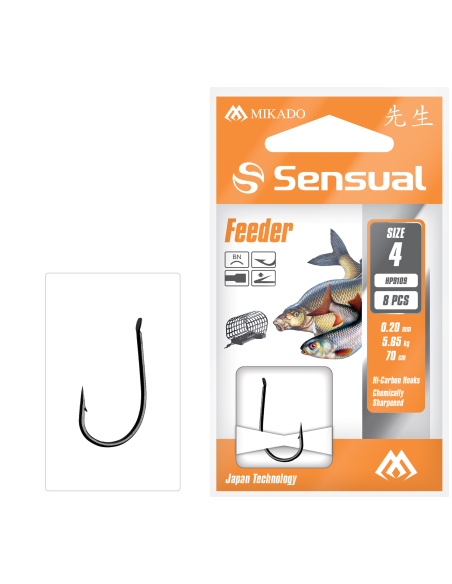 Gotowe Przypony Mikado Sensual- Feeder Nr8  0,16mm/70cm MIKADO - 1