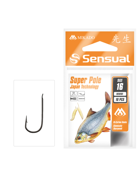 Haczyki Mikado Sensual SUPER POLE Nr.14 BN. MIKADO - 1