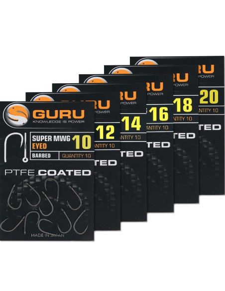 Haczyki Guru - Super MWG – 10 Barbed/Eyed GURU - 4