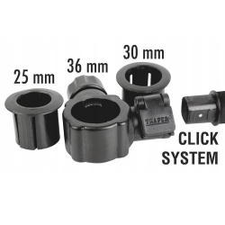 Fajka Traper Triple GST Click Carbo Red 25cm TRAPER - 1 2