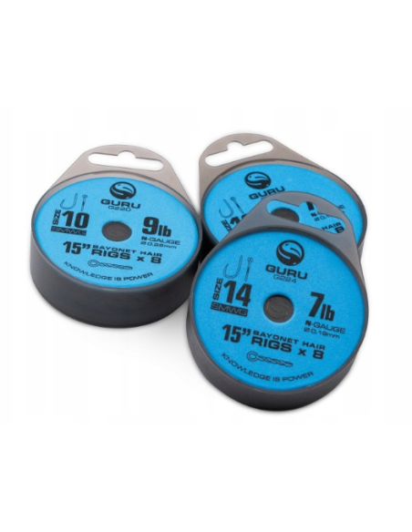 Gotowe Przypony GURU Super MWG Z Bagnetem 38cm - rozm 16 GURU - 2