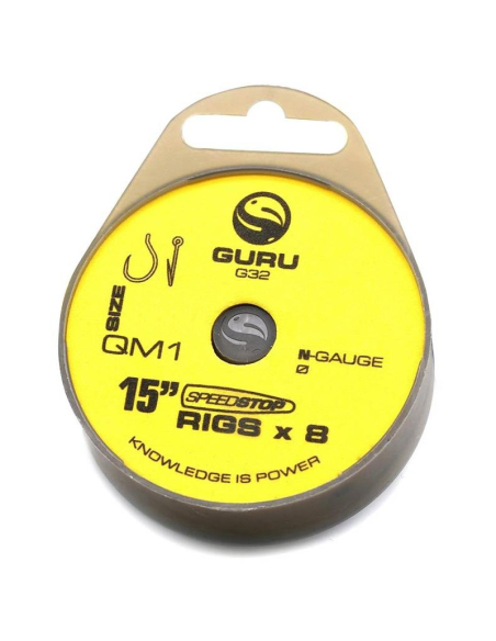 Gotowe Przypony Guru QM1 Speed Stops 38cm rozm - 16 GURU - 2 Gotowe Przypony Guru QM1 Speed Stops 38cm rozm - 16 GURU - 2
