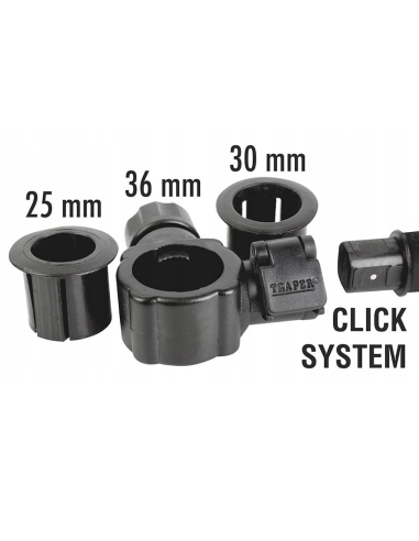 Fajka Traper Triple GST Click Carbo Red 40cm TRAPER - 2