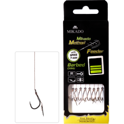 Przypony Do Method Feeder Na Plecionce z Igłą Mikado nr  - 14 / 0,10mm MIKADO - 1