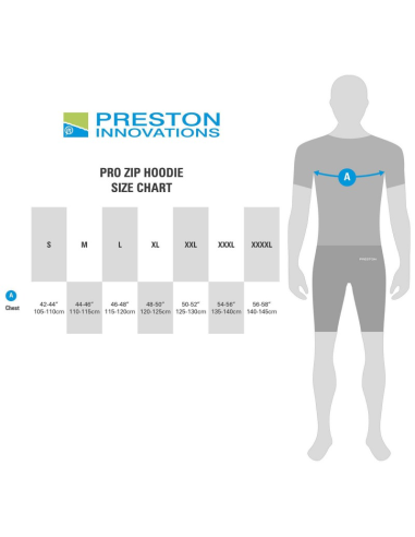 Bluza Preston Pro Zip Hoodie - XXL  - 8