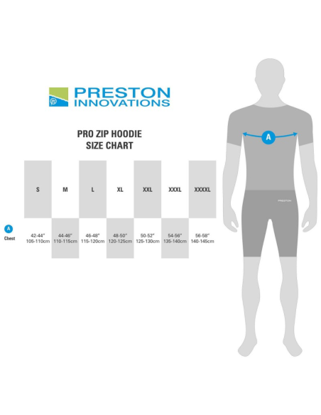 Bluza Preston Pro Zip Hoodie - XXL  - 8