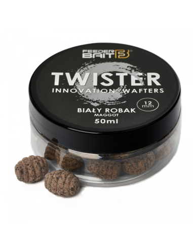 Feeder Bait TWISTER Wafters 12mm Biały Robak