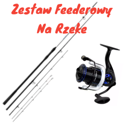 ZESTAW FEEDEROWY WĘDKA 3,90M CAST MASTER + KOŁOWROTEK CAST MASTER 6000  - 1