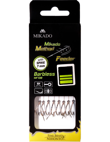 Przypony Mikado MF-Z IGŁĄ bez zadz nr 6 DB/0,12mm