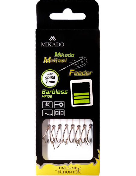 Przypony Mikado MF-Z IGŁĄ bez zadz nr 10 DB/0,12mm MIKADO - 1