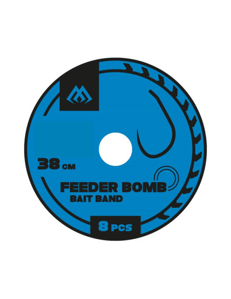 Przypony Mikado FEEDER BOMB z gumką 38cm 0,25mm - rozm 6 MIKADO - 1