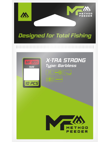 Haczyki Mikado  X-TRA STRONG nr14 - BEZ ZADZIORA MIKADO - 1