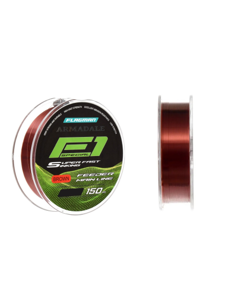 Żyłka Flagman  Feeder F1 Special 150m. Brown 0.22m FLAGMAN - 1