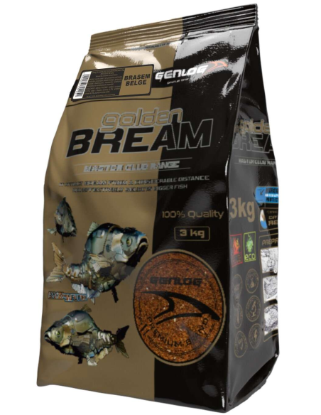 Zanęta GENLOG Golden Bream - Leszcz Wanilia 3kg GENLOG - 1