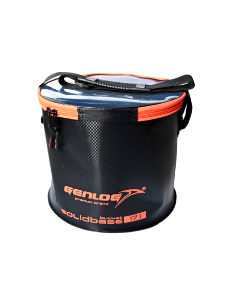 Wiadro GENLOG EVA Solid Base Carbon 17l GENLOG - 1
