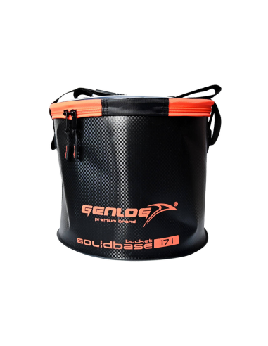 Wiadro GENLOG EVA Solid Base Carbon 17l GENLOG - 2