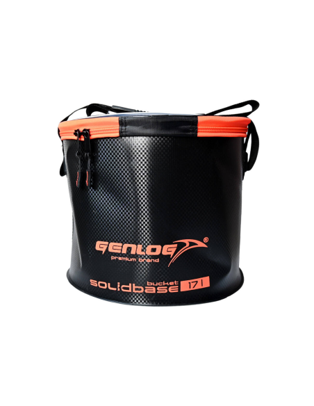 Wiadro GENLOG EVA Solid Base Carbon 17l GENLOG - 2